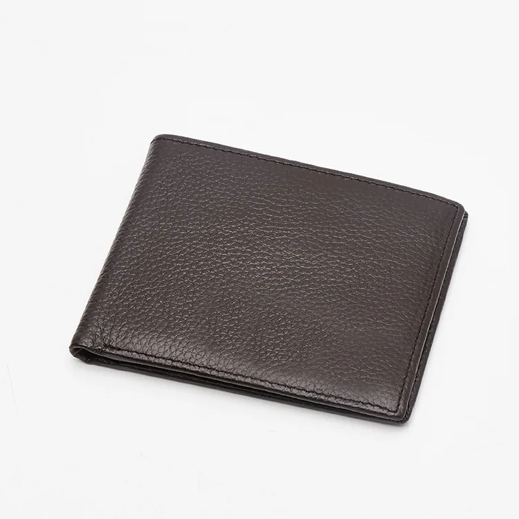 

Men Short Wallet New Style Business Full-grain Leather Fold Wallet Multi-functional Genuine Leather Wallet Purse Men's