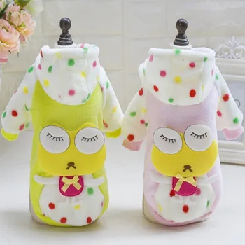 

Frog Dog Clothes Cotton Dogs Small Clothing Pet Outfits Cartoon Autumn Winter Sweatshirt French Bulldog Red Boy Ropa Para Perro