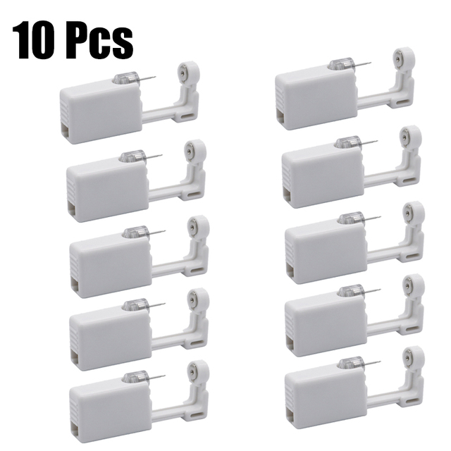 Ear Piercing Gun Kit Disposable Disinfect Safety Earring Piercer Machine Studs Nose CLip Body Jewelry Piercing Tool set