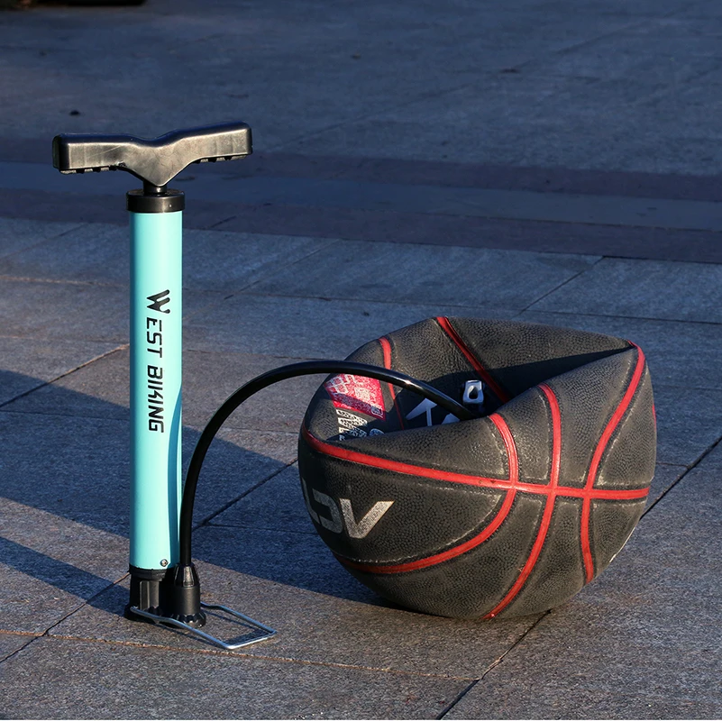 WEST BIKING велосипедный ножной насос 120/160PSI воздушный высокого давления со стальным