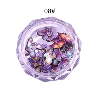 

Nail Art Three-Dimensional Simulation Bow Nail Accessories Glitter Rhinestone Bow Tie 3D Butterfly DIY