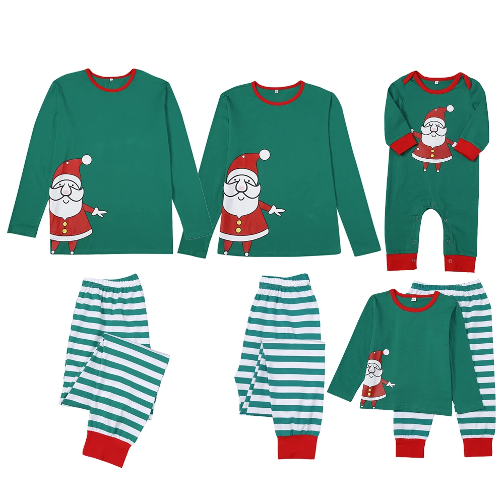 Одежда для сна для всей семьи, комплекты одинаковых пижам с рождественским оленем, одежда для сна для папы, мамы и ребенка, семейная Пижама