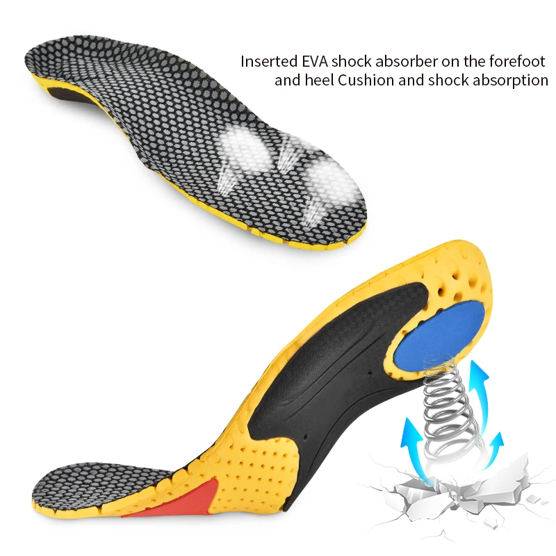 Soumit EVA спортивные стельки, ортопедические стельки для обуви, ортопедический ботинок, амортизирующая подушка для мужчин и женщин
