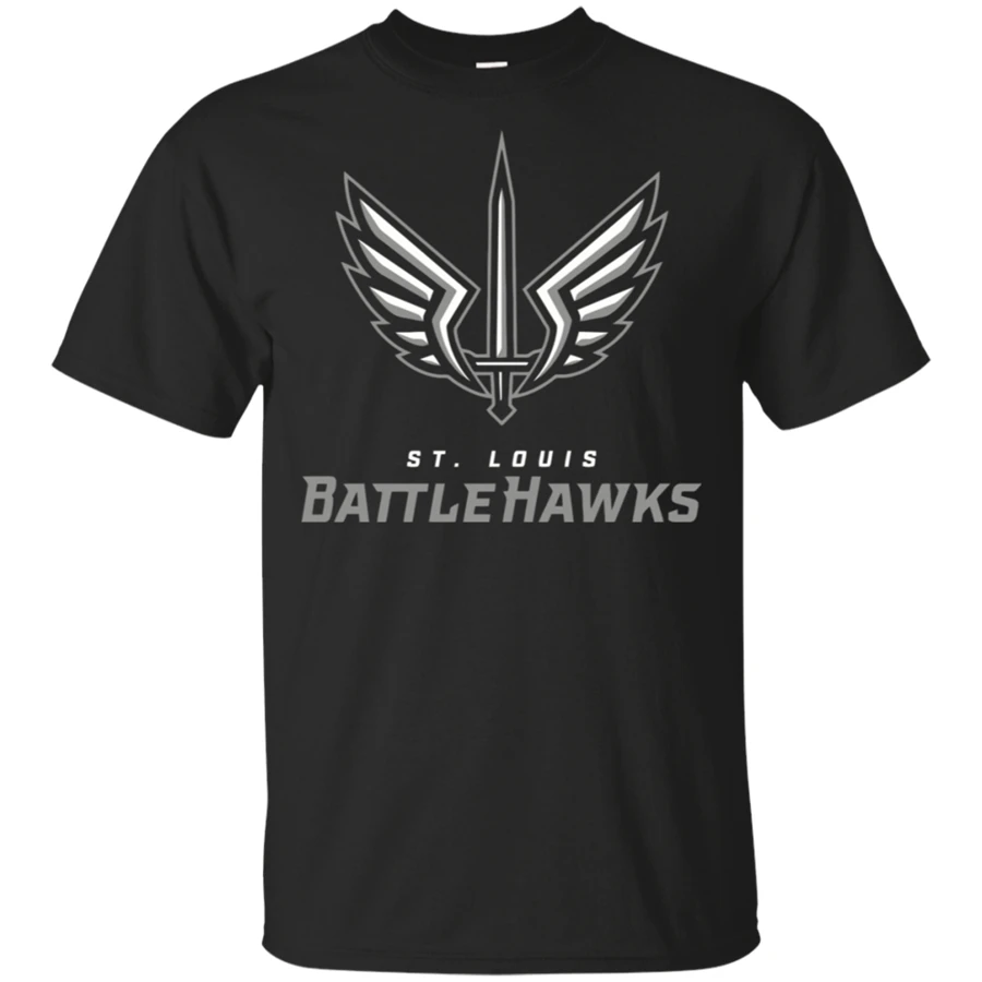 St. Louis Battlehawks Xfl черная футболка M Xxxl Бесплатная доставка футболка| |