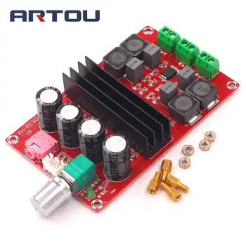 

TPA3116D2 2x100W 2 Channel Digital Amplifier Audio Board 12-24V DIY Module DC Power Supply 2Channel High Power and Low Heat
