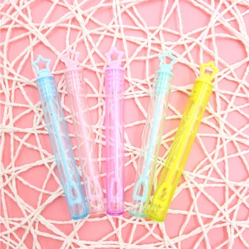 

20pcs/set Bubble Tube Heart Shape Empty Bottle Decoration Festival Mini For Wedding Party Soap Portable Kids Gift Accessories