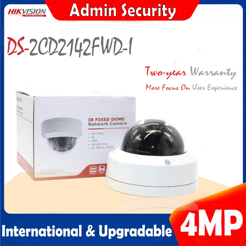 Hikvision английская версия DS 2CD2142FWD I 4 МП IP корпус купольная CCTV камера 1080 P POE