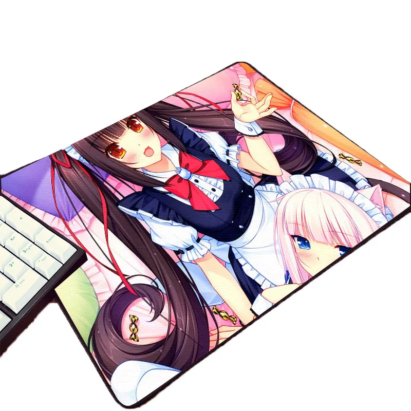 Для любителей аниме креативный Diy Chocola Nekopara коврик для мыши ACG игровой ПК компьютерный Galgame геймер Настольный коврик для мыши - Цвет: 220X180X2MM