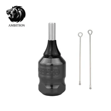 Ambition Высококачественная ручка для татуировки 32 мм форма тыквы алюминиевый сплав Регулируемая 4 мм ручка трубка для татуировки для картриджей иглы