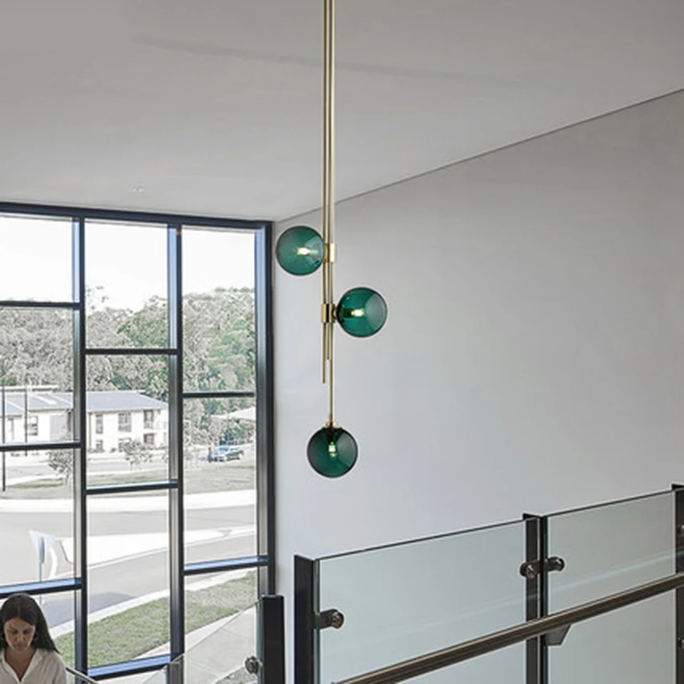 Скандинавский чердак светодиодный стеклянный канделябр постмодерн дизайн искусство гостиная подвесной светильник для ресторана внутренний Декор Светильник для кухни