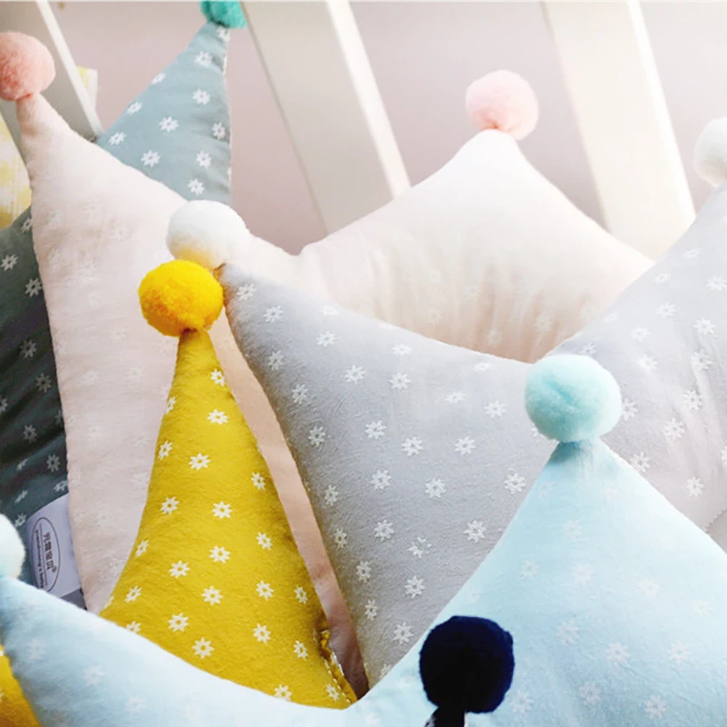 Baby Pillow Anti-rollover Nursing Pillow Mummy Breast Feeding Newborn flat head pillow Printing Breathable