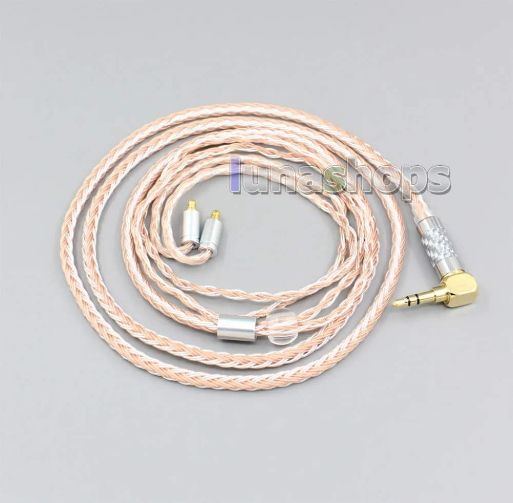 2,5 мм 3,5 мм XLR сбалансированный 16 ядерный OCC Серебряный смешанный кабель для наушников для Sennheiser IE400 IE500 Pro LN006458