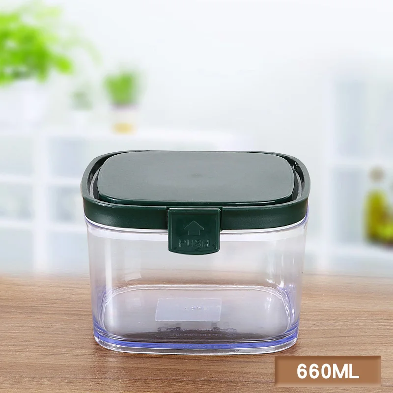 1Pcs Sealed moisture-proof kitchen storage tank plastic transparent tea cans milk powder snacks pasta biscuits home storage tank - Цвет: as the picture shows