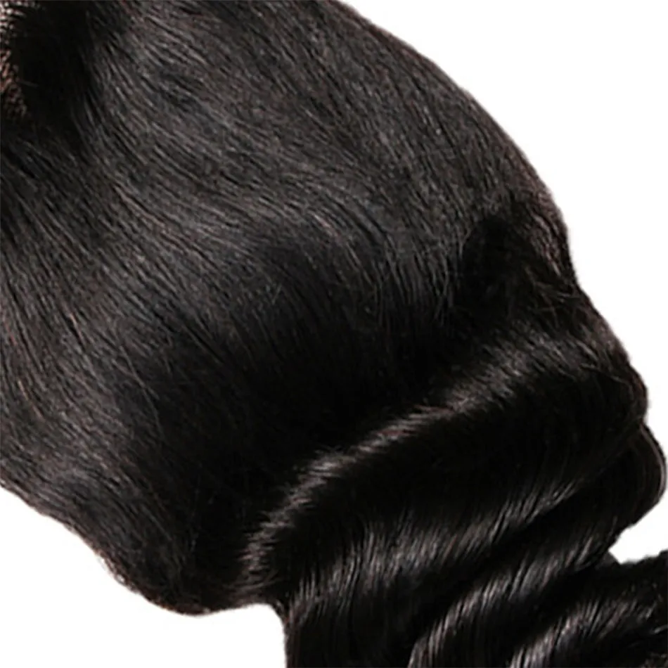 BUGUQI свободная волна человеческих волос 20 дюймов прозрачного кружева закрытие бразильский закрытия не Реми 4x4 застежка