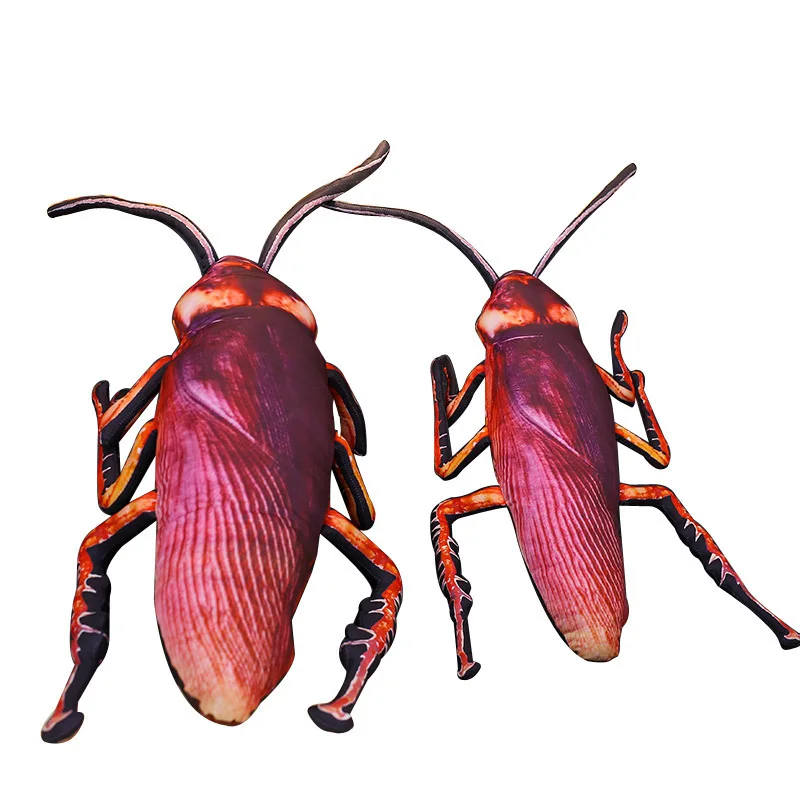 

New Creative Simulation 3D Cockroach Plush Toy Animal Pillow Cushion 35cm /75cm Birthday Gift