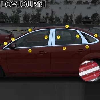

Window Wing Mirror Exterior Modified Decorative Automovil Parts Sticker Strip Trim Bright Sequins Covers 18 19 FOR Ford Focus