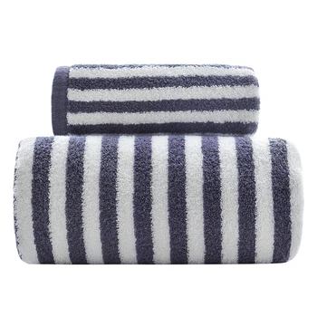 

Japanese Cotton Bath Towels Striped Soft Super Absorbent Bathroom Adults Large Bath Towels High Quality Home Products MM60YJ