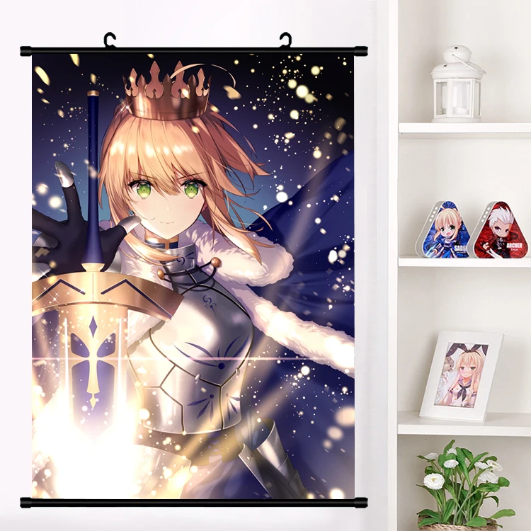 Обувь для косплея Аниме Fate/stay night Altria Пендрагон сабля наклейки на стену панно