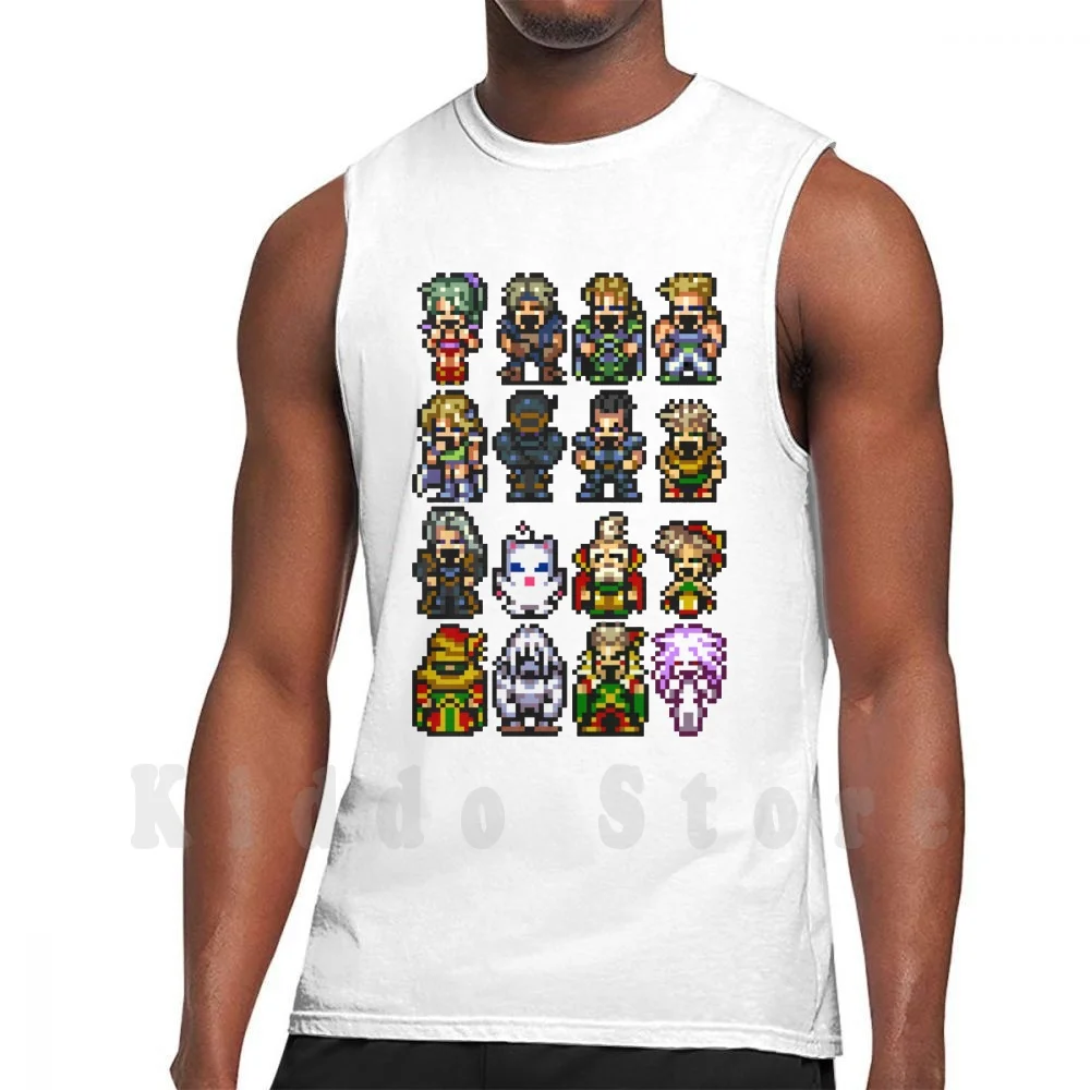 Final Fantasy Vi Personaggio Sprites Canottiere Canottiera Senza Maniche Final Fantasy Vi 6 Vi 6 Dissidia Final Fantasy Vi Final