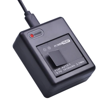 

PowerTrust 1010mAh AZ13-1 AZ13 Rechargeable Battery For xiaomi yi 1 Action Camera AZ13 1 batteries