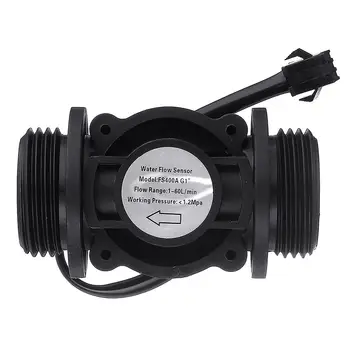 

Taidacent FS400A G1 DN25 1 Inch Water Flow Sensor Tube Pulse Flowmeter Pipeline Flow Detection Water Flow Detector Sensor