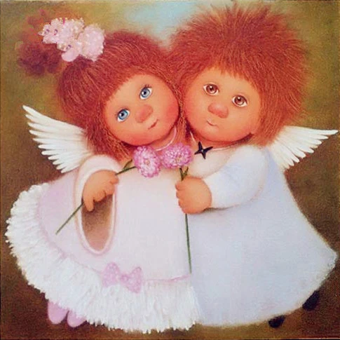 

ARMYQZ Diamond Embroidery DIY Diamond Painting Angel Bee Flower Rhinestone Embroidery Round Diamond Square Diamond Cross Stitch
