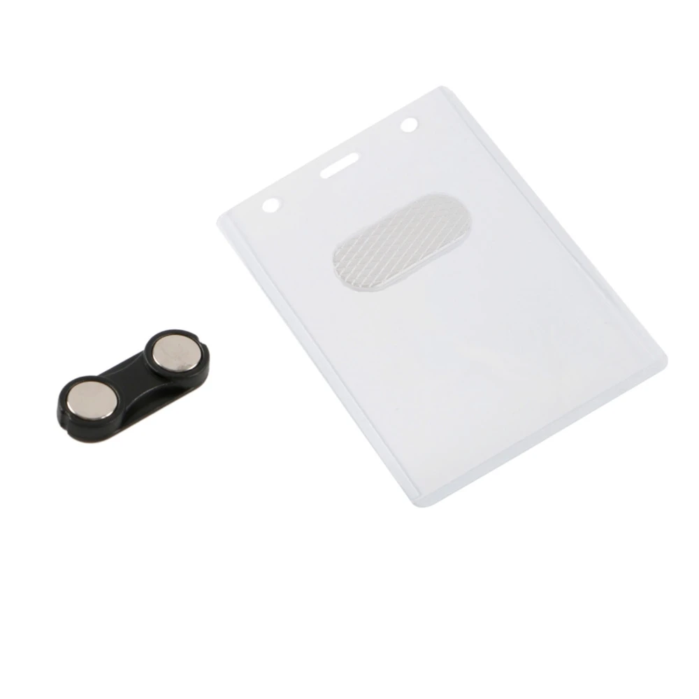 신제품 : 360도 회전 악어 클립 홀더 - 반짝이 아크릴 약병 & 간호사 배지 개폐식 ID 홀더 10 비즈니스 이름 배지 자석 키트 자기 이름 태그 홀더 슬리브 직원 Id 카드 홀더 케이스 | Loripos