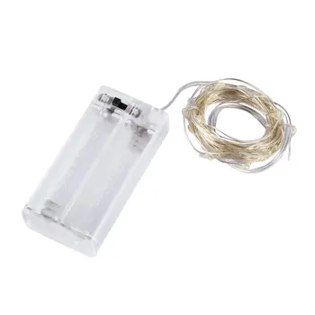 

LED Starry String Lights Fairy Micro Transparent Copper Wire Battery Lights 2M 3M 5M 10M Party Xmas Wedding Decoration