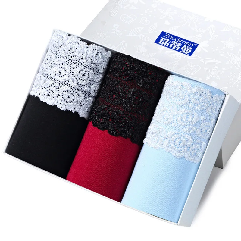 

Boxed Pure Cotton Large Size High-waisted Belly Holding Front And Back Leak-Proof Menstrual Panties Menstrual Period for Knicker