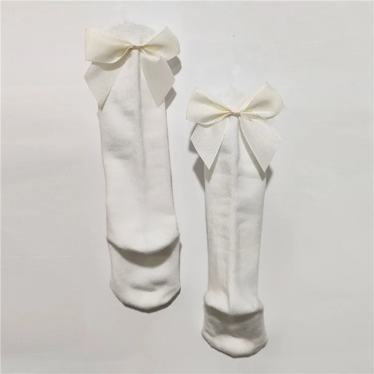 2020 Baby Girls Socks New Toddlers Girl Big Bow Knee High Long Soft Kids Socks Bowknot 100% Cotton 0-3 Years Newborn Socks