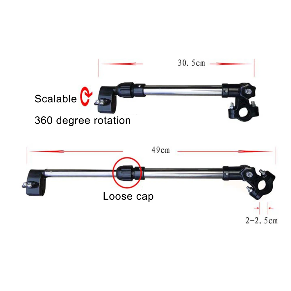 1 шт. Регулируемый детский зонт для новорожденных держатель велосипедная детская коляска инвалидная коляска Подставка Кронштейн барная
