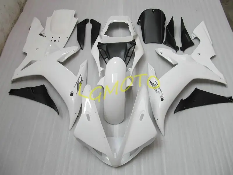 Литой мотоциклетный Bodyork жемчужно-белый черный Кузов для YAMAHA YZF1000 R1 2002 2003