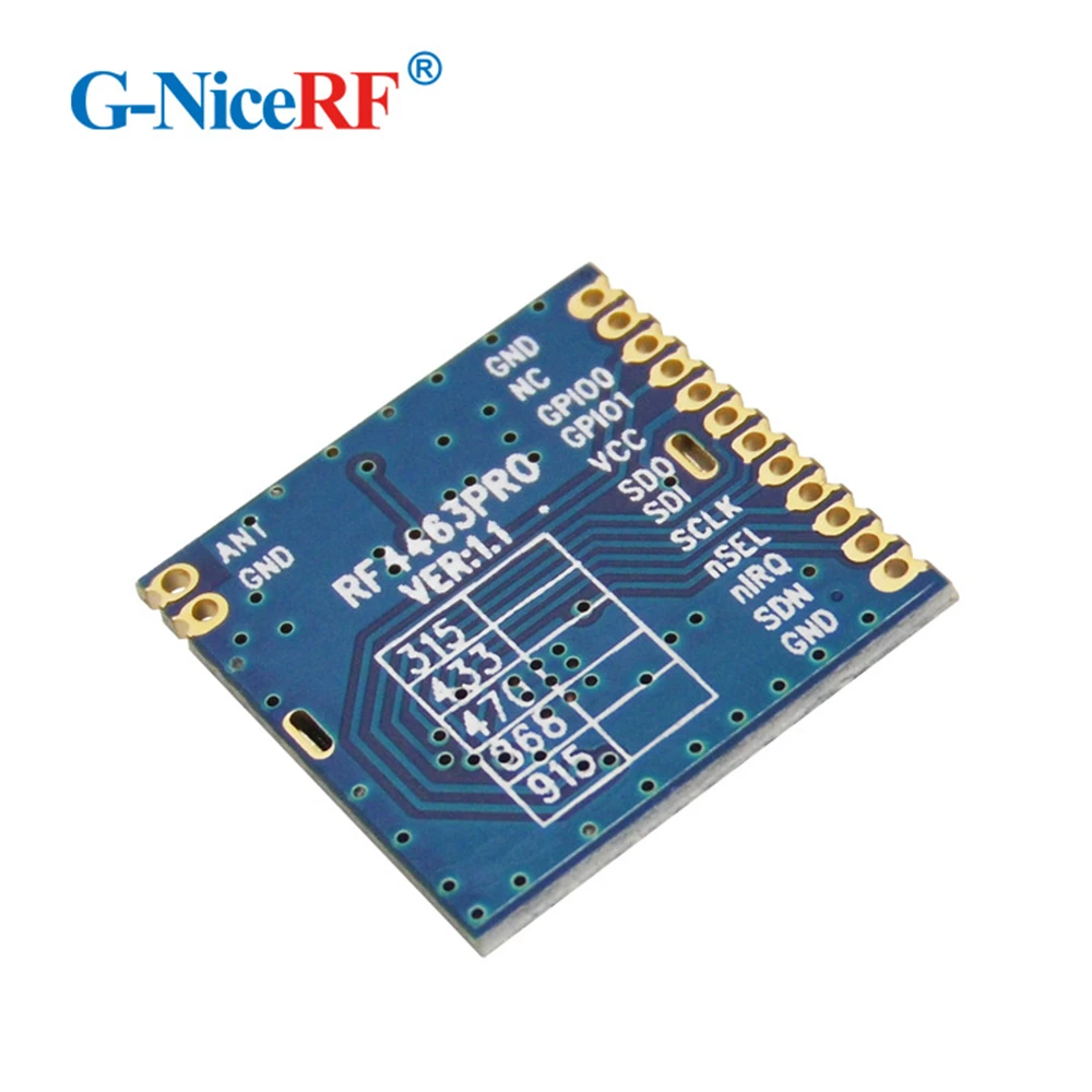 4 шт./лот Si4463 SPI интерфейс 100 мВт RF4463PRO низкая стоимость 433 МГц RF модуль