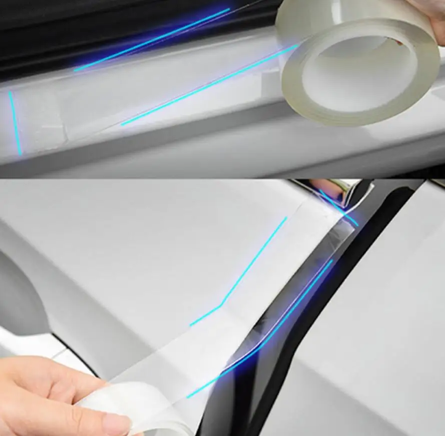 Sill Scuff Plates Protector Film Door Edge For mazda cx-5 lacetti chevrolet suzuki grand vitara vesta kia rio 3 | Автомобили и