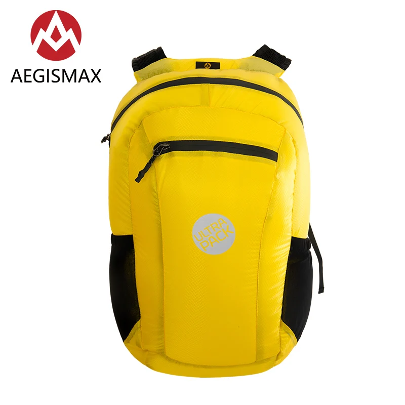 

AEGISMAX 18L Light Yellow Unisex Foldable Outdoor Camping Travel Mountaineering Cycling Running Waterproof Backpack