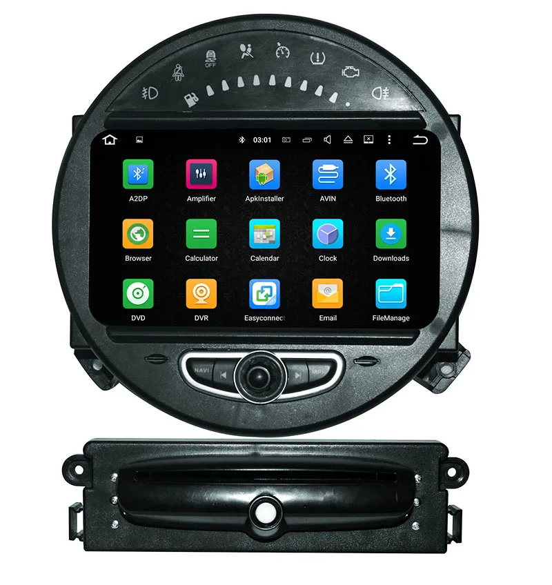 Cheap 7" android 7.1 for BMW MINI COOPER R56 car dvd player,GPS navigation,Bluetooth,radio,canbus,touch screen,Russian,English 4