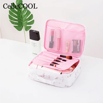 

Multifunction Waterproof Portable Cosmetic Bag Organizer Big capacity Women Travel Necessity Beauty Makeup Bag