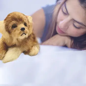 

Simulation Dog Plush Doll Golden Retriever Ornaments Crafts Bedroom Living Room Decoration Ornaments Plush Toys