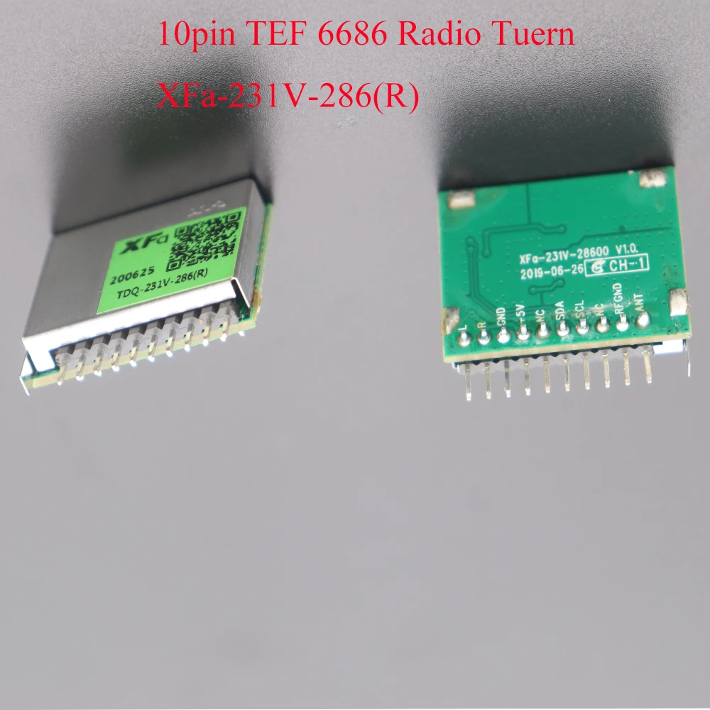 Brand New 10pin Nxp6686 Radio Tuner Chip Tef6686 Module Am Fm With Rds ...