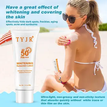 

SPF 50 Facial Body Sunscreen Lotion Whitening Sun Cream Skin Skin Moisturizing Sunblock Protect 40g Cream Protective Cream M9R9