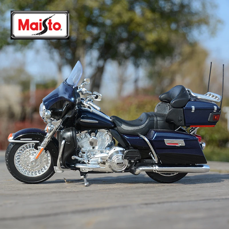 Maisto 1:12 Harley-Davidson 2013 Electra Glide Ultra Limited Die Cast Vehicles Collectible Hobbies Motorcycle Model Toys 5