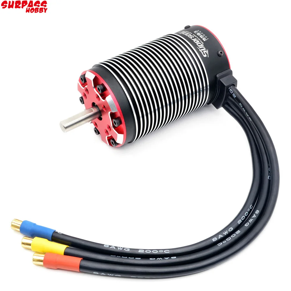 Rocket 5593 680KV 880KV 1090KV Sensorless Brushless Motor Built-in Temperature Sensor Port for 1/5 1/6 1/7 RC Monster Buggy Car