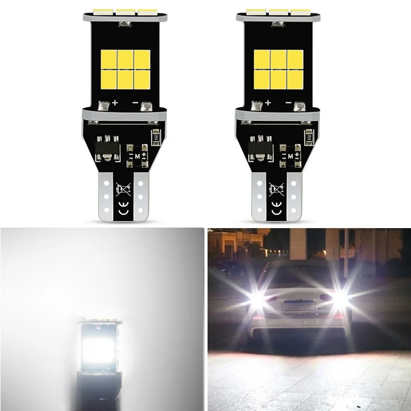 Сверхъяркие светодиодные фонари Canbus T15 W16W 921 резервные огни без ошибок для Alfa Romeo