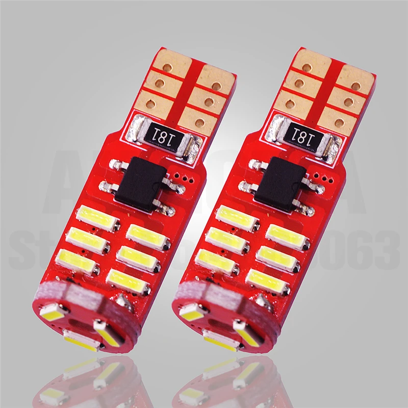500 шт. автомобиль T10 W5W 194 светодиодный 4014 SMD 15 светодиодный Авто клиновидный для салона светильник Купол Карта багажник габаритный фонарь 12V