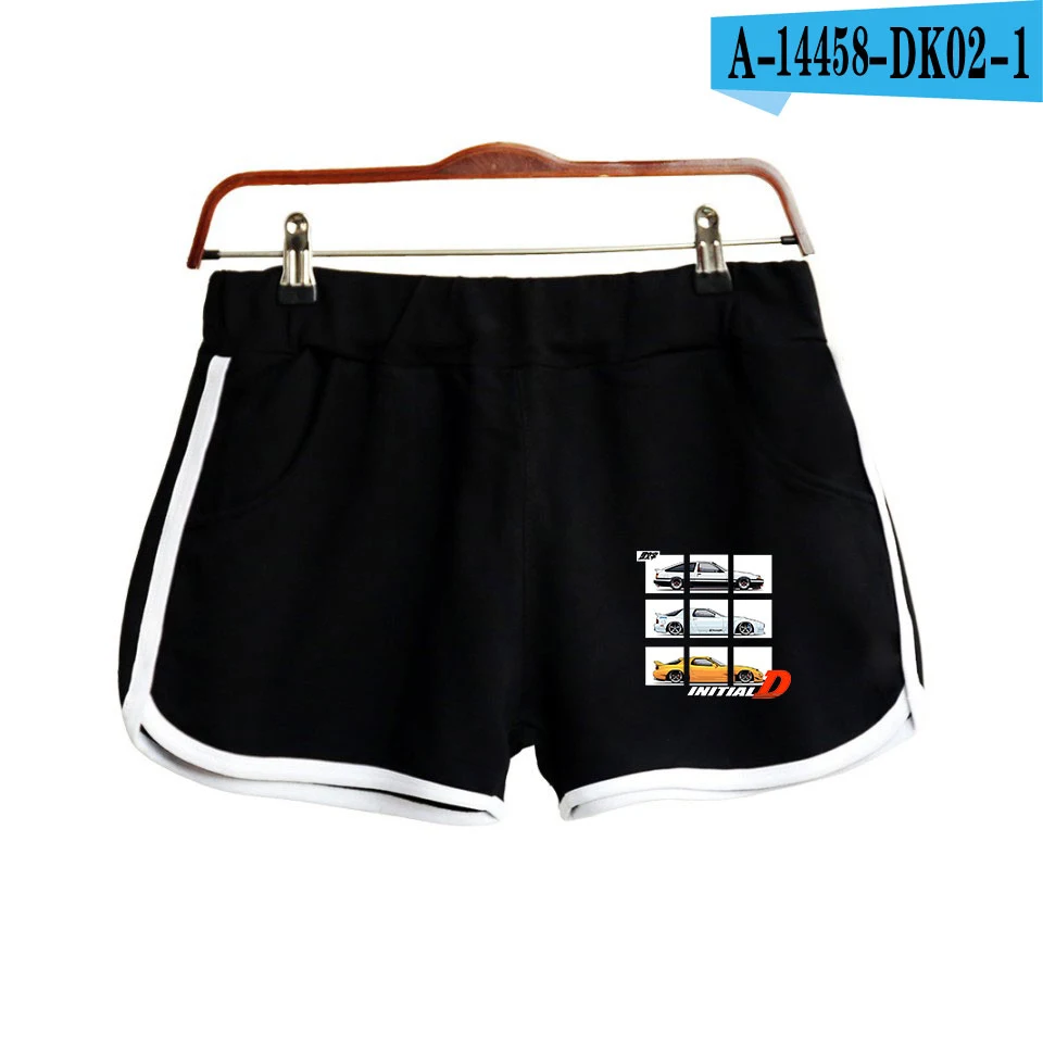 elastic waist shorts ladies