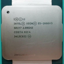 Intel Xeon E5 2666 V3 10 SR1Y7 Processador 2.9Ghz Core 135W Soquete LGA 2011-3 CPU E5 2666V3
