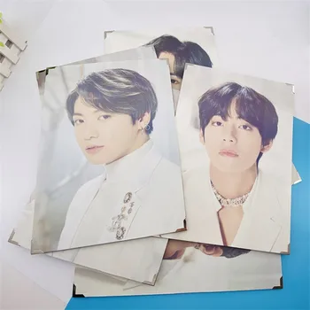 

New Kpop Bangtan Boys Tour Photo Frames For Wall Picture Photos Fans Gifts Collections 24*34CM Top Quality