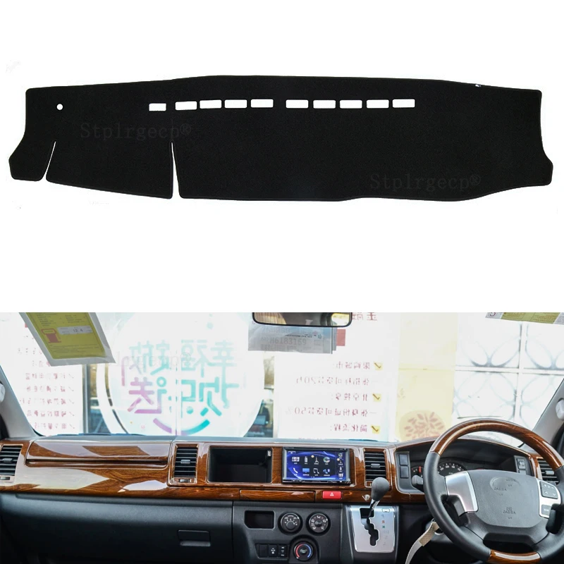 for Toyota HiAce Commuter RegiusAce Ventury Mazda Bongo H200 Dashboard Cover Sun Shade Dash Mat Pad Carpet Interior Accessories