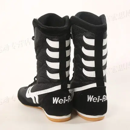 [TB08]Boxing shoes men's low to help Sanda shoes high to help fighting training wrestling ankle boots boots