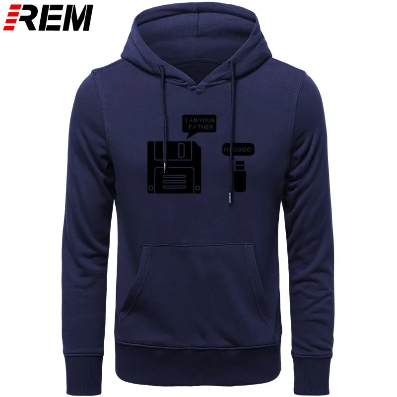 REM USB дискета я ваш отец мужские хлопковые с длинным рукавом юмором диск повседневные Camisetas Hombre мужские кофты с капюшоном, толстовки